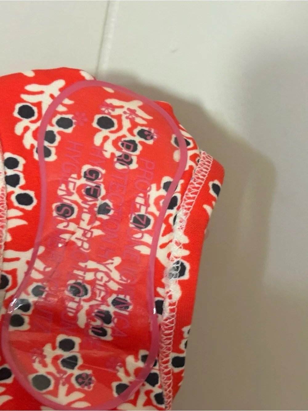 Tory Burch Hamadri Floral Halter One Piece Swimsuit Red Orange Size XL NWOT
